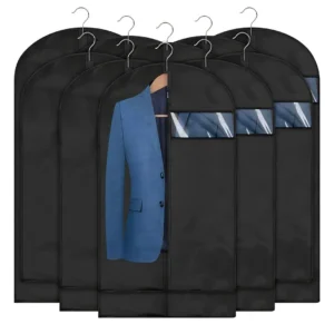 5 Pcs Non-Woven Dress Covers with Transparent Window Premium Quality
