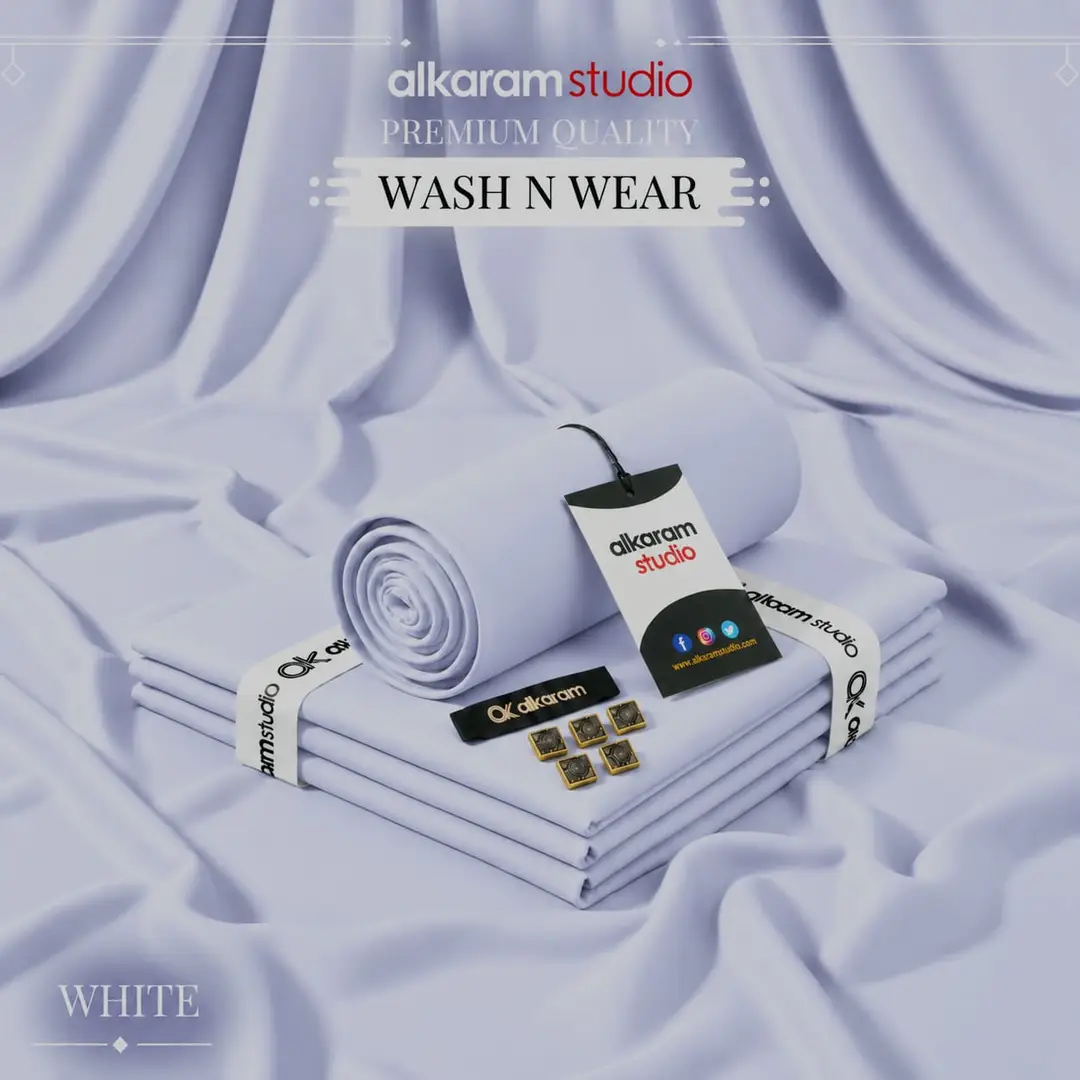 Men’s Unstitched Wash And Wear Plain Suit