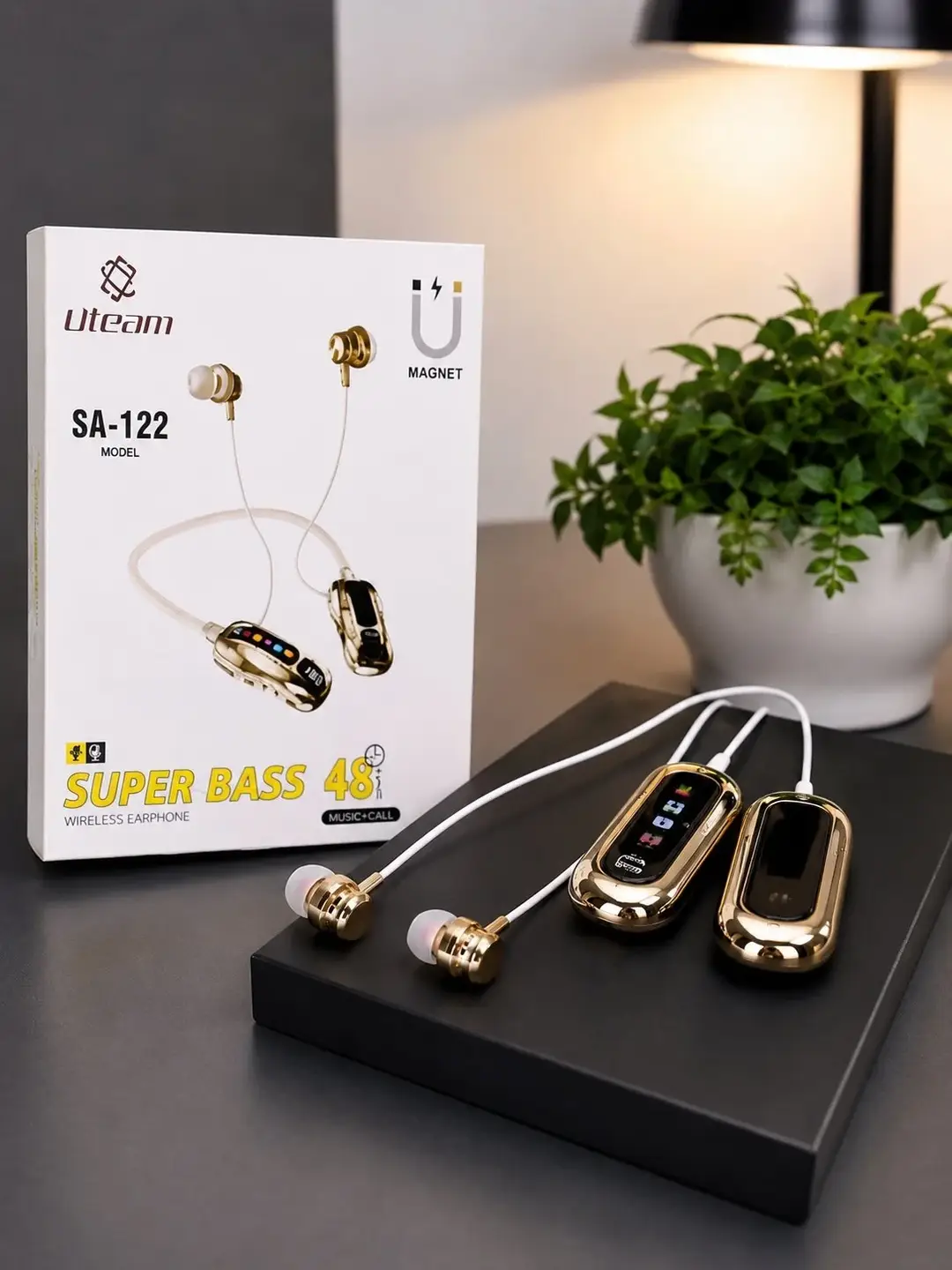 Uteam SA-122 Magnetic Wireless Earphones