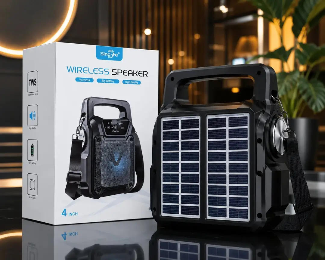 Portable Solar Wireless Bluetooth Speaker